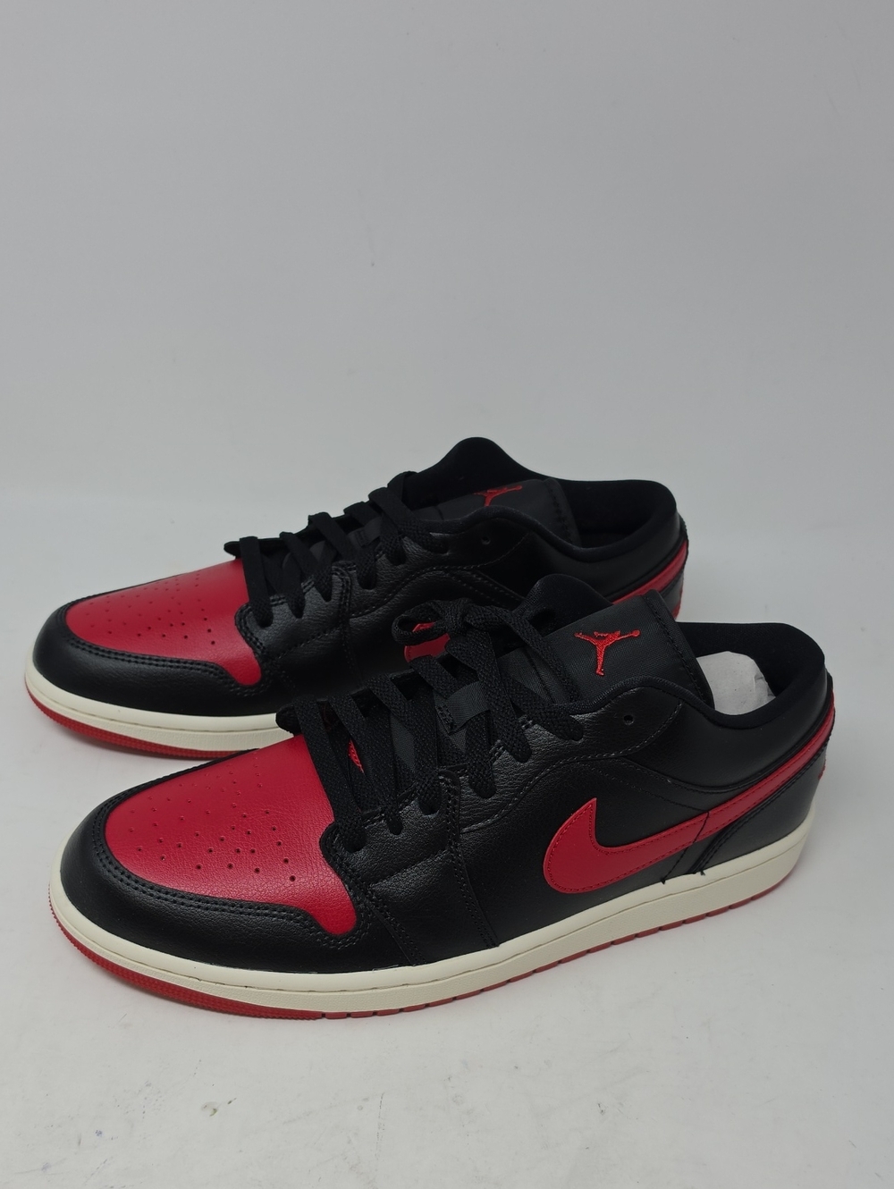 Nike Air Jordan 1 Low 'Low Bred Sail' Womens Size 12